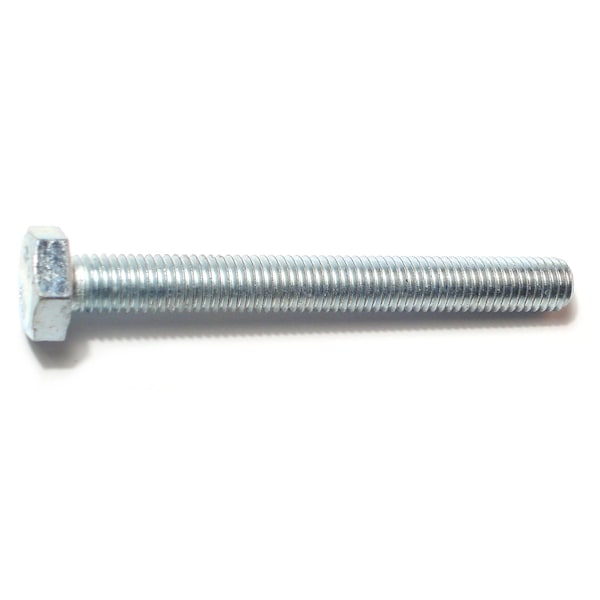 Midwest Fastener Class 8.8, M10-1.50 Hex Head Tap Bolt, Zinc Plated Steel, 90 mm L, 4 PK 78366 - main